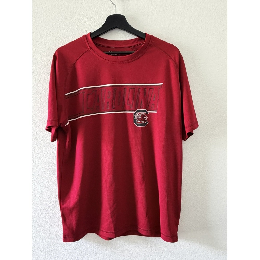 Hanes South Carolina Gamecocks T-Shirt Mens Large Red NCAA College Tee Graphic